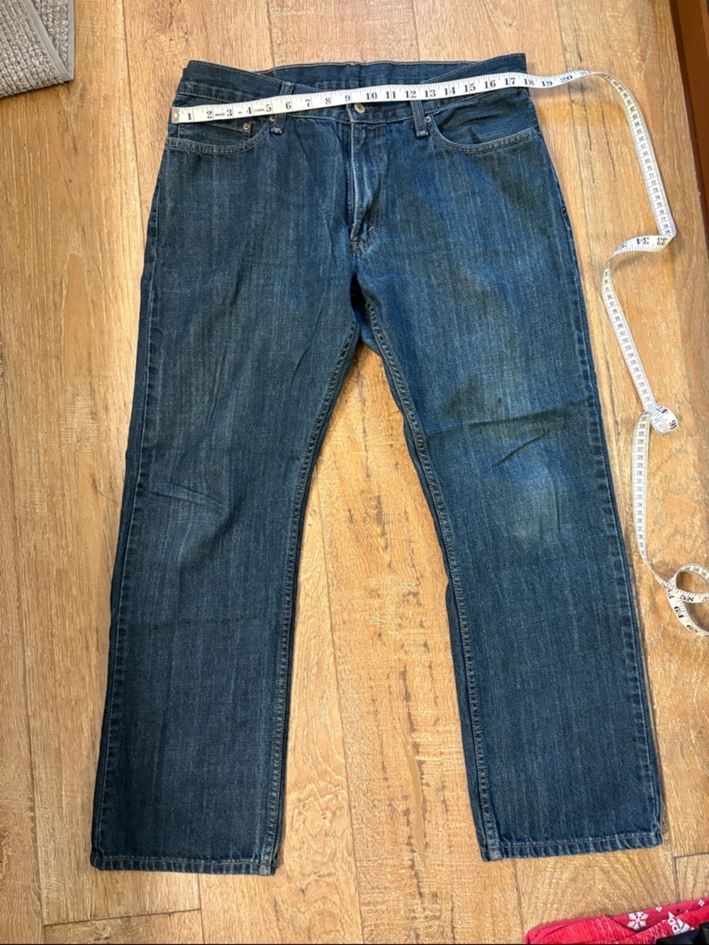 Levi's 514 36x30 Men's Straight Jeans in Dark Indigo